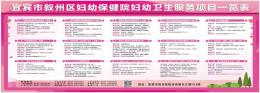 叙州区妇幼保健院妇幼卫生服务项目一览表
